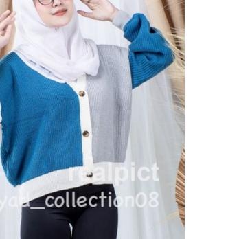 ♗ CARDIGAN RAJUT TWIST | OUTWEAR KNIT MIX arsyad_collection08 ➻