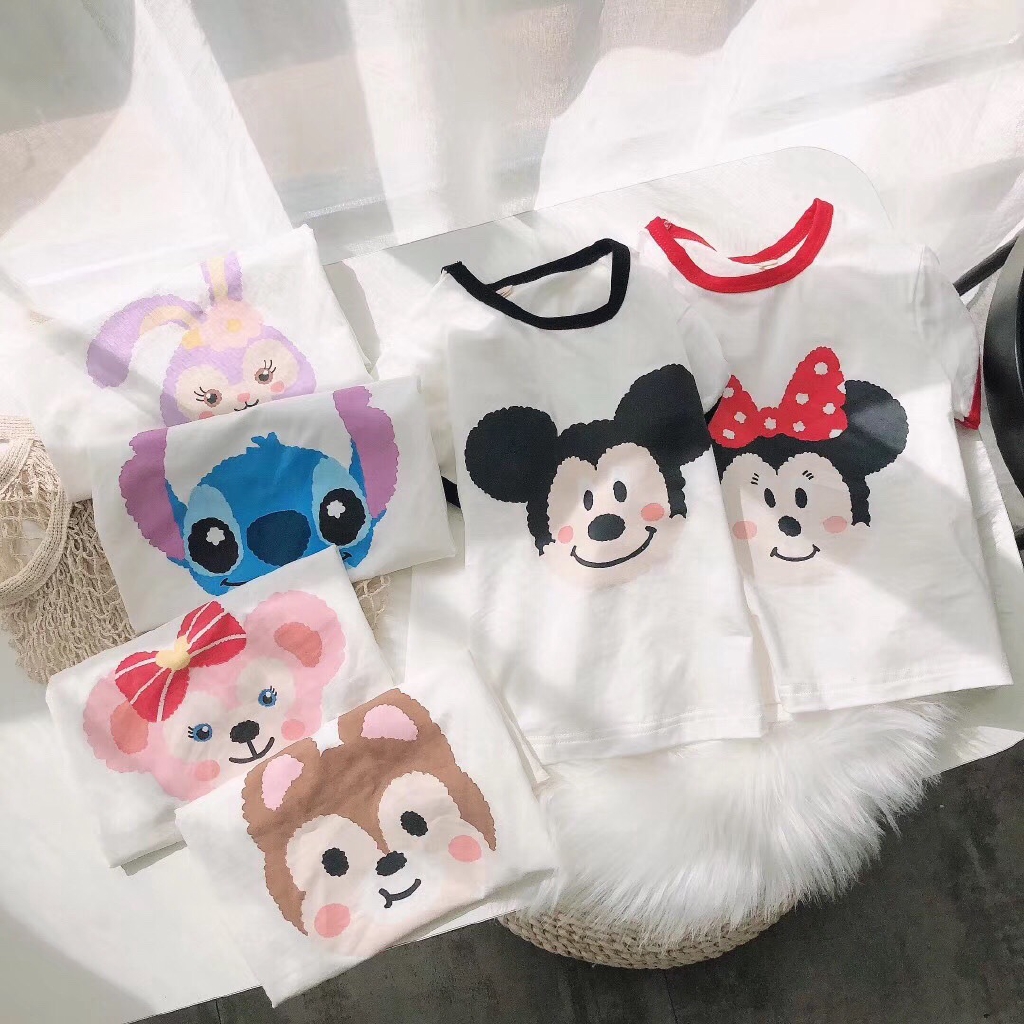 Setelan Kaos T Shirt Gambar  Kartun Disney Lucu Celana  