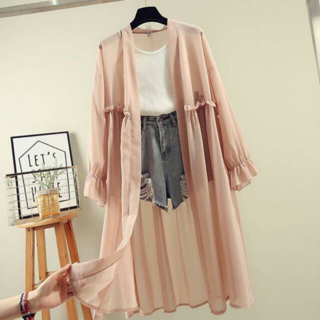 OUTER VIRAL AURORA OUTER SIFON PREMIUM ATASAN WANITA