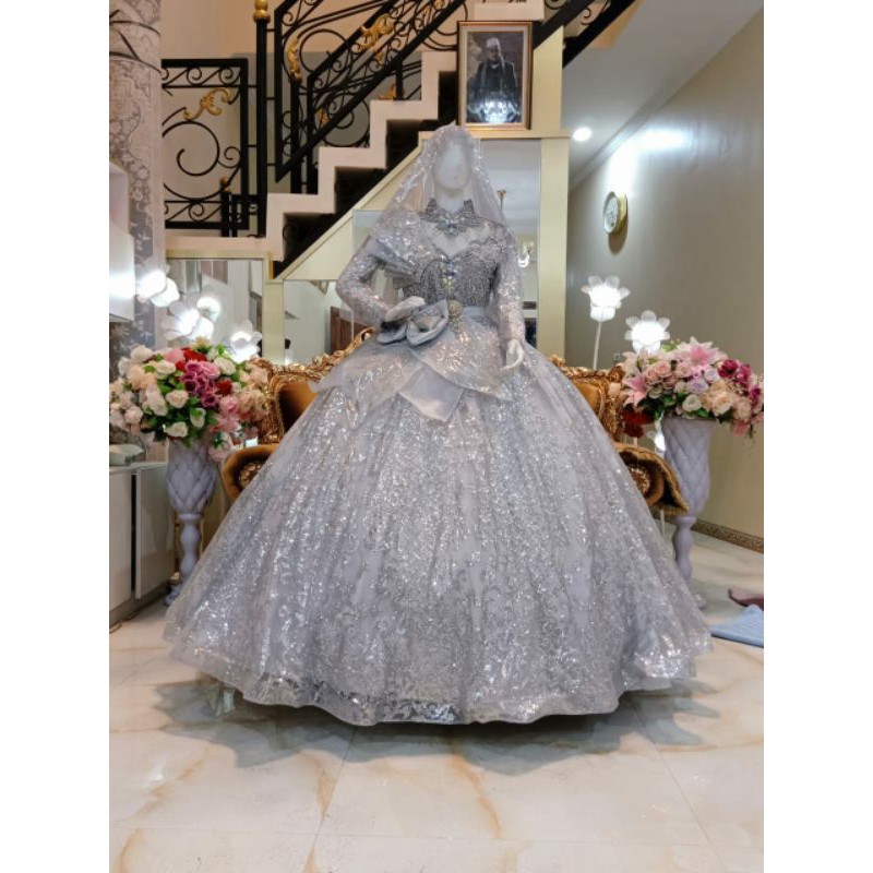 GAUN BARBIE MODERN//GAUN WEDDING MEWAH//GAUN