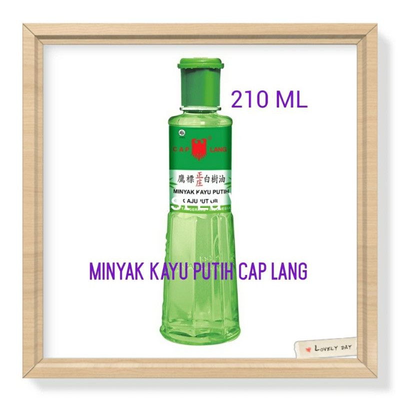 MINYAK KAYU PUTIH CAP LANG 210ML