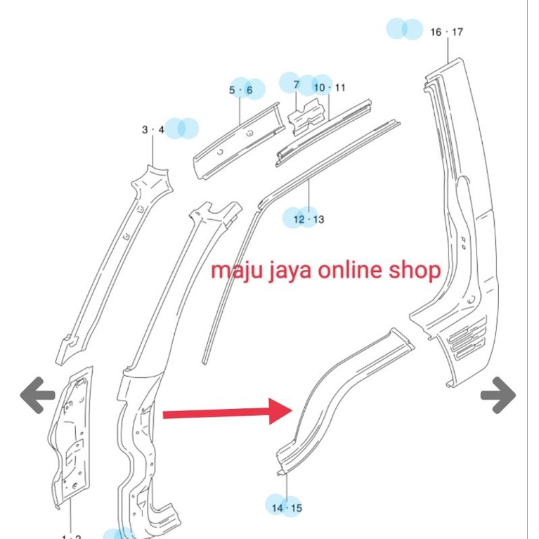 Spakboard Samping Carry Futura All Type Original