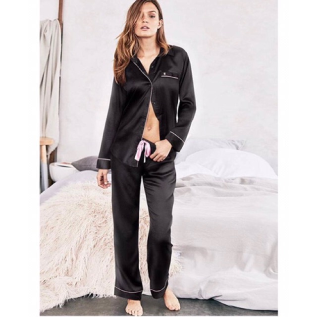 PAJAMAS VICTORIA SECRET ORI BLACK