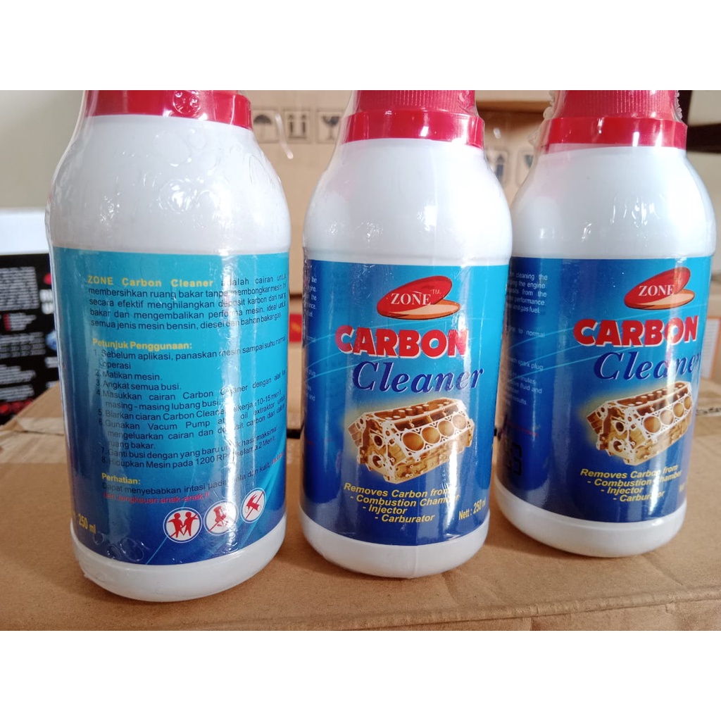 Carbon Cleaner ZONE Pembersih Kerak Ruang Bakar Mesin / Cairan Gurah Mesin 250 ml