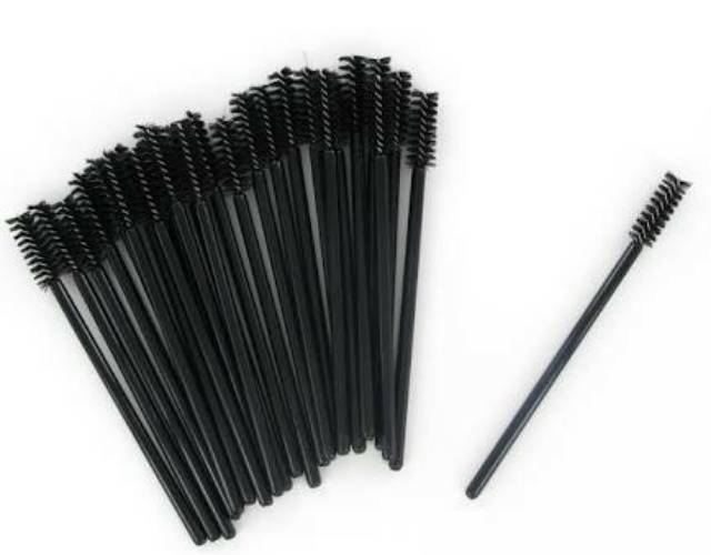 50 pc mascara wand / spoolie / brush bulu mata alis / eyelash eyebrow