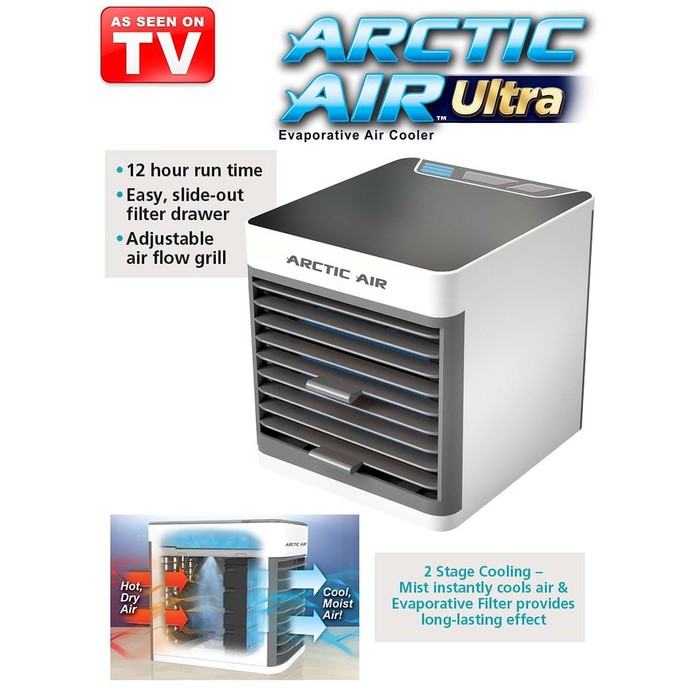 JUAL Air Cooler ARCTIC AIR AC Mini Portable Pendingin Ruangan USB 7 LED Fan | Terbaik Termurah
