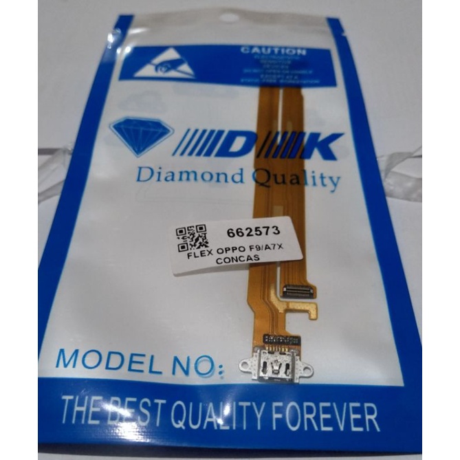 Fleksibel Konektor Charger TC Oppo F9