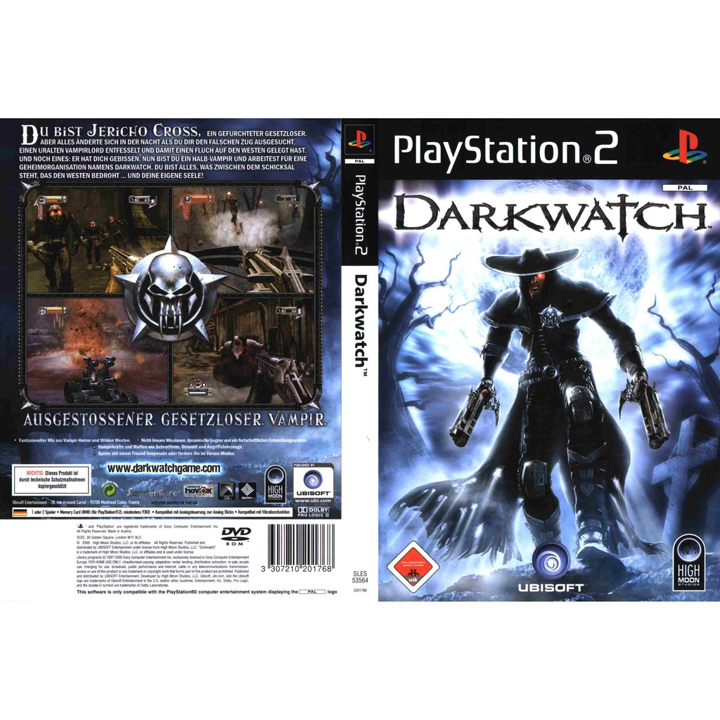 Kaset Ps2 Game Dark Watch