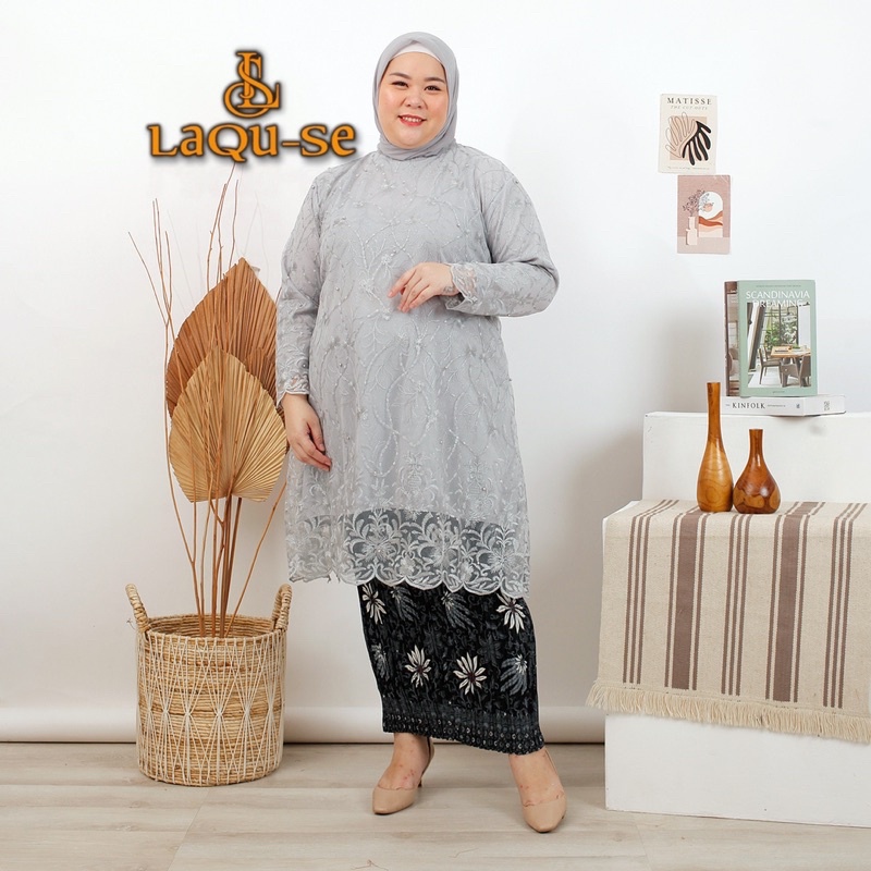 (JUMBO SIZE) Kebaya Jumbo Atasan Kebaya Ukuran Jumbo Kebaya Big Size Set Kebaya Ukuran 4L 5L By Laquse Kebaya