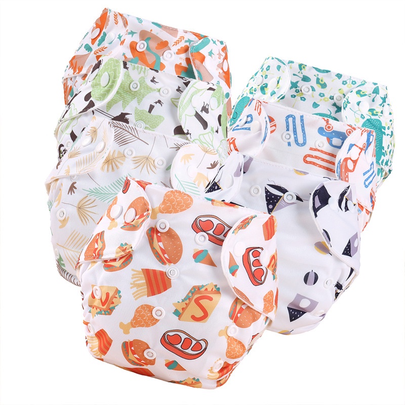 Popok kain bayi/Motif POPOK Bayi Kain Kancing Cloth Diaper Clodi Bayi Dapat Dicuci/Popok Karakter L174