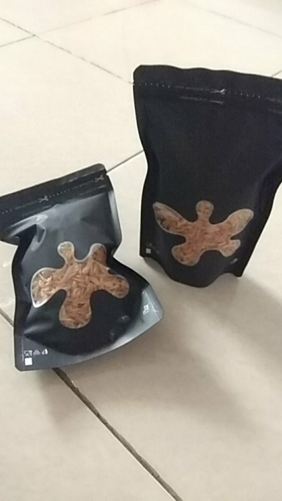 Window Bag Standing Pouch Hitam Doff Matte Black Kemasan Jendela Packaging Zip Kantong Premium Kpack