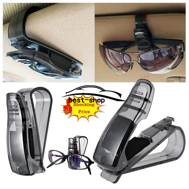 Klip Holder Kacamata / Kartu Nama / Tiket Universal Untuk Sun Visor Mobil