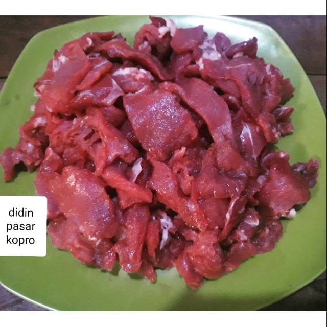 Daging sapi iris teriyaki/yakiniku