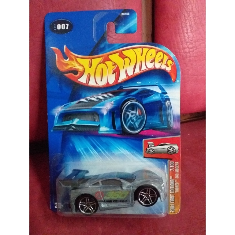 HOT WHEELS TOONED FERRARI 360 MODENA ZAMAC CARD RUSAK @