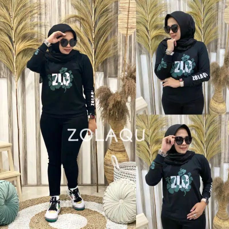 Ready stOck kaos ZOLAQU ORI TERLARIS Hitam