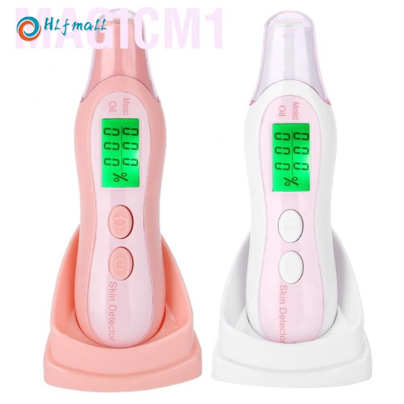 Image of Digital LCD Display Precision Skin Sensor Tester Facial Moisture Water Oil Analyzer #6