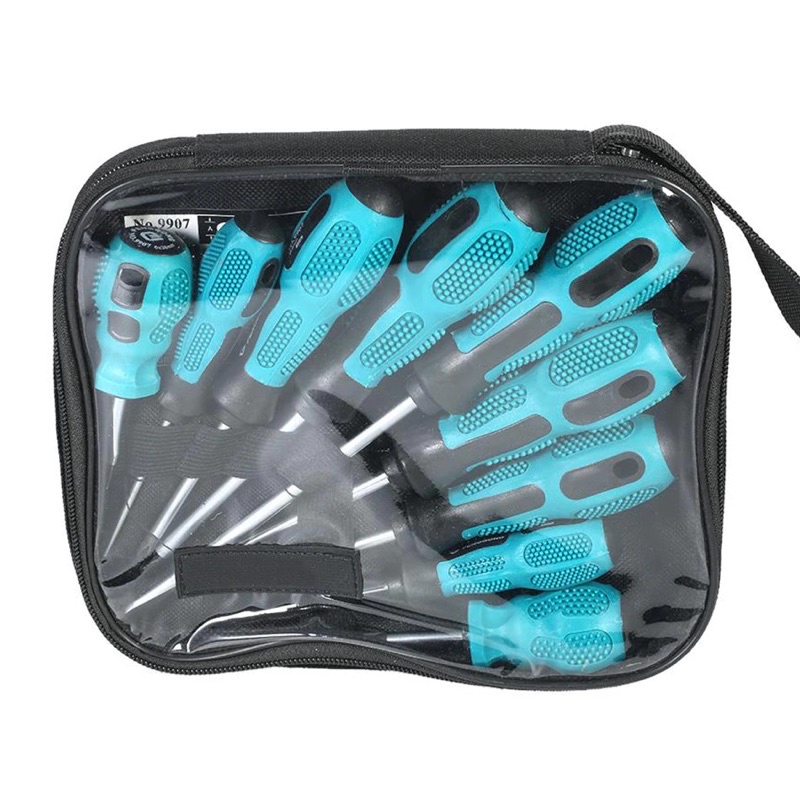 Obeng Kembang Minus Plus Min Obeng Set Reparasi Magnetic Head 9 in 1