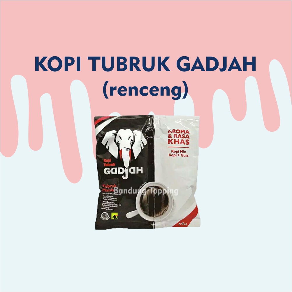 Kopi Tubruk Gadjah renceng (10x25gr)