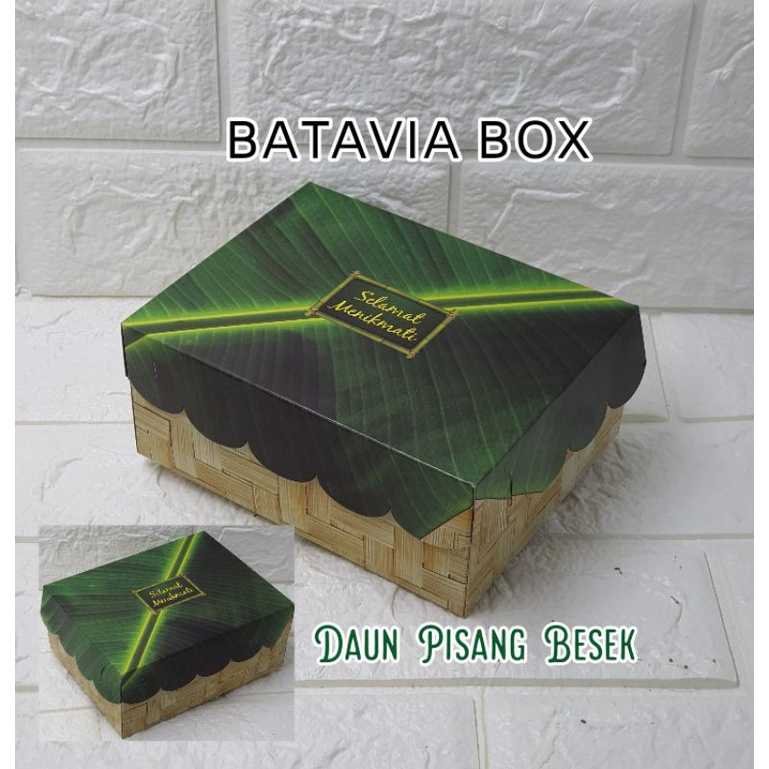 Box Snack dus kue uk 15,8 x 12,5 R5 (pilih motif)