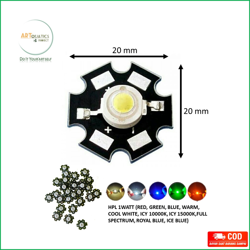 LAMPU LED HPL 1 WATT