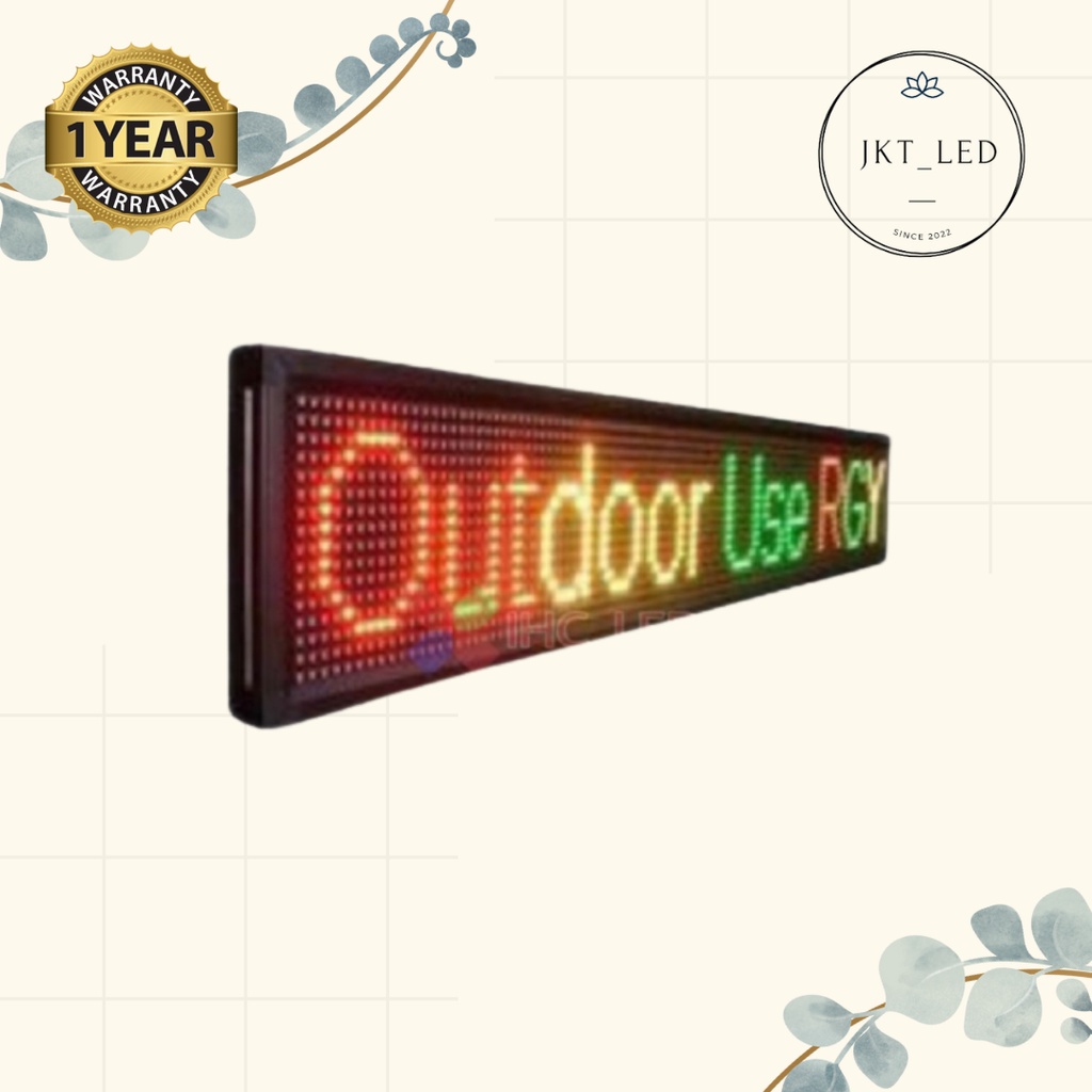 Running Text P10 RGB Full Colour Uk. 64*160