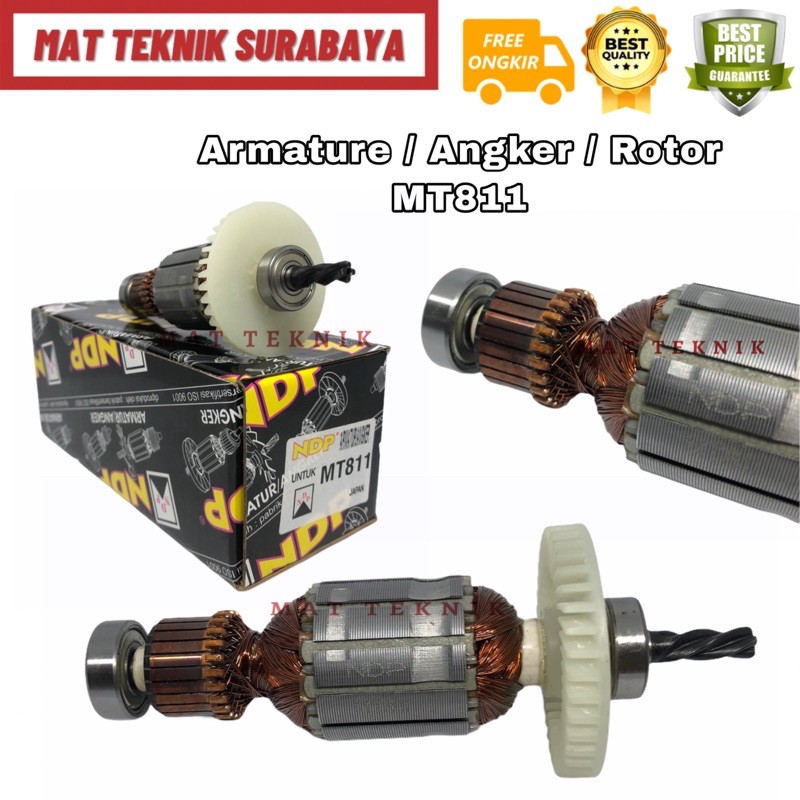 Armature / Angker / Rotor NDP Mesin Bor 13mm MT811 MT 811 Maktec Bull