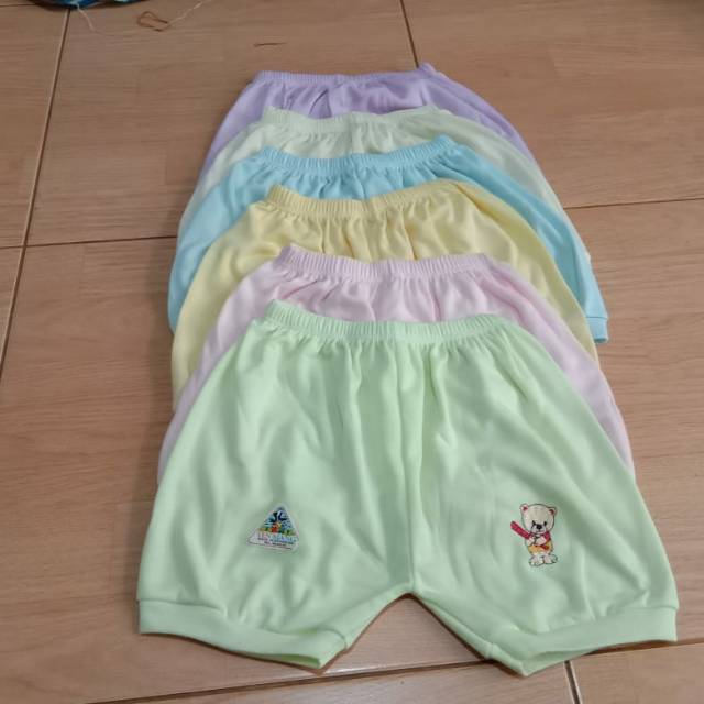 Celana pendek bayi/anak laki laki /perempuan  (6pcs)