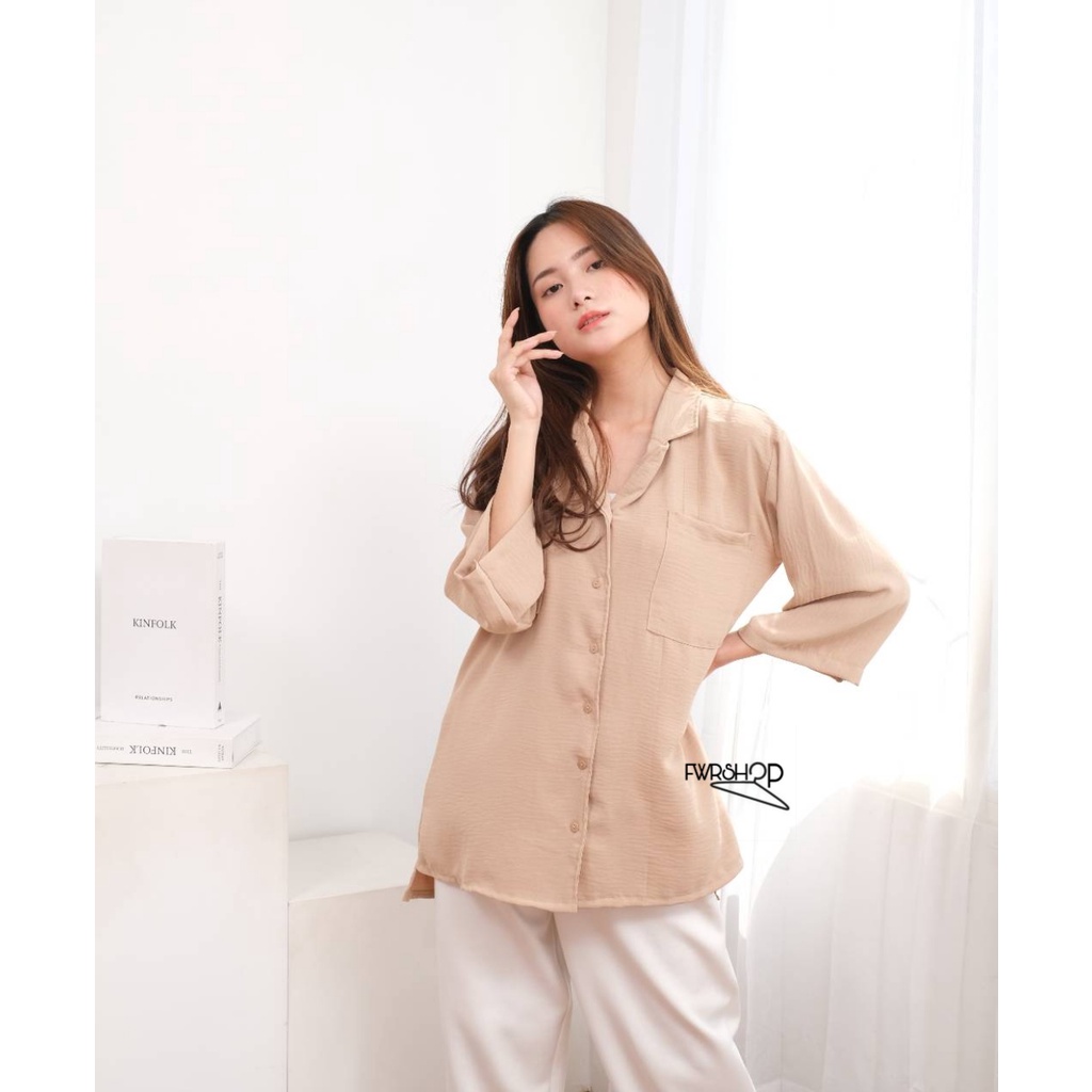 FWR - HANNA POCKET CRINKLE SHIRT 2423