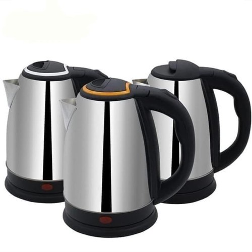 Teko Listrik 2 L Pemanas Air Hangat Poci Teh Kopi Susu Stainless Cerek Scarlett Electric Heat Kettle Portable Tempat Wadah Minum Elegan Minimalis