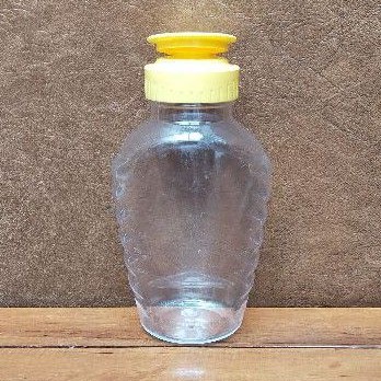 Botol plastik madu Tj 400 ml 400 ml bening tutup kuning