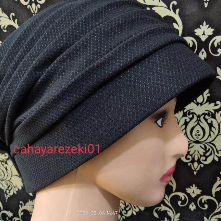 ➳ Topi Huges Turban Instan Premium bukan Rajut ➣