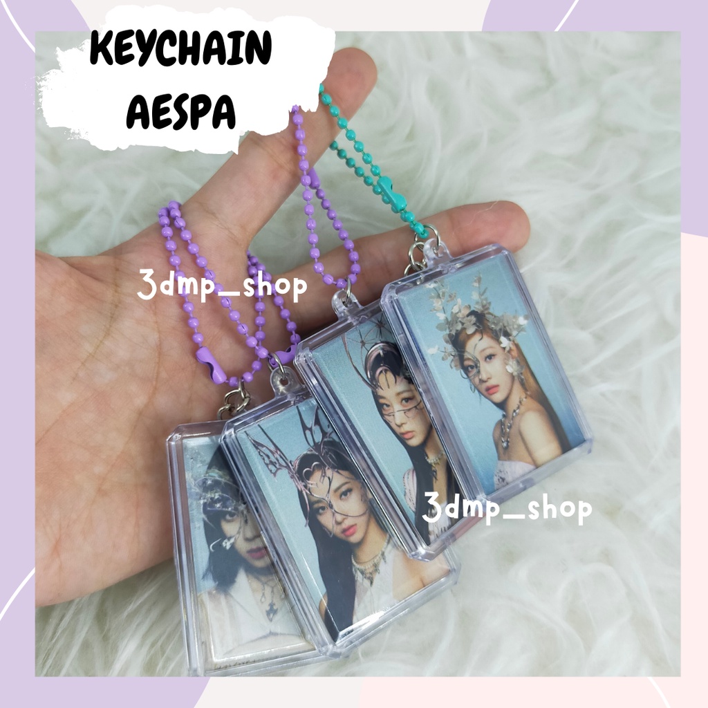 Gantungan keychain kunci ganci aespa