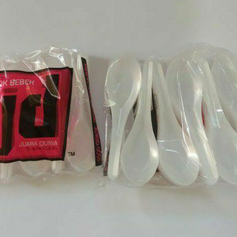 SENDOK BEBEK PLASTIK 144PC - SENDOK BEBEK BENING - SENDOK NASI KOTAK PLASTIK BENING
