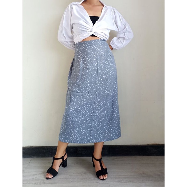 Skirt polka korea  / Rok Wanita-6