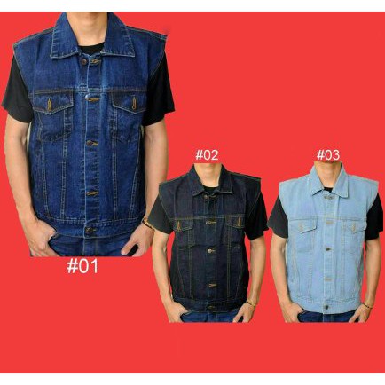 Rompi jeans Jaket rompi vespa premium jaket Jeans

l