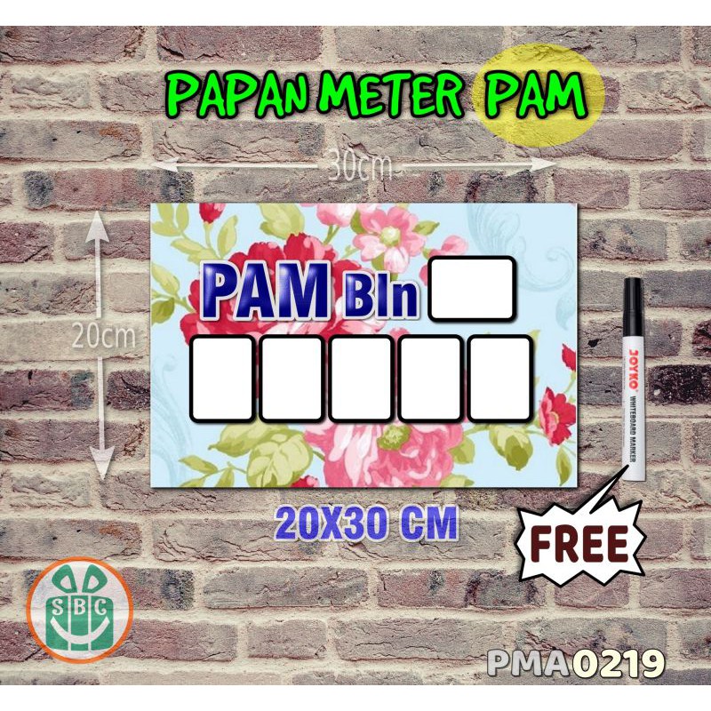 

Stokastik Papan Meter Listrik PLN PAM motif Unik - Shabby 19