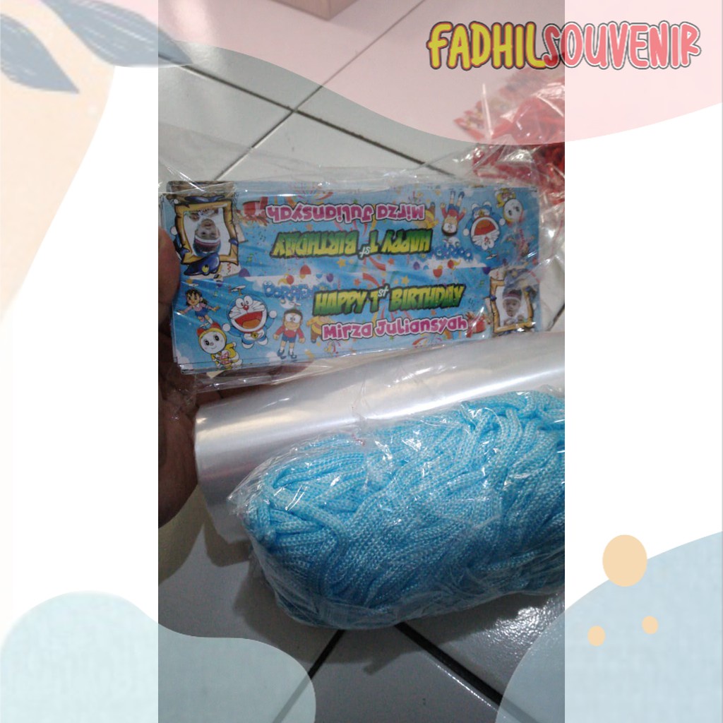 

GROSIR tas label ultah jajan snack plastik ulang tahun FADHILSOUVENIR