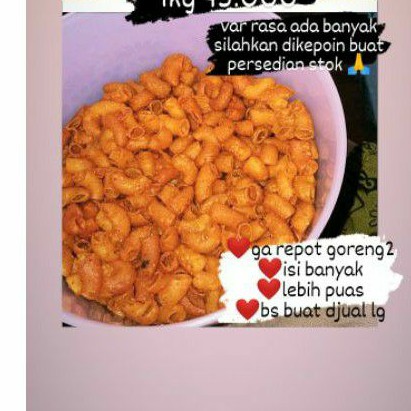 

makaroni bantet 1 kilo