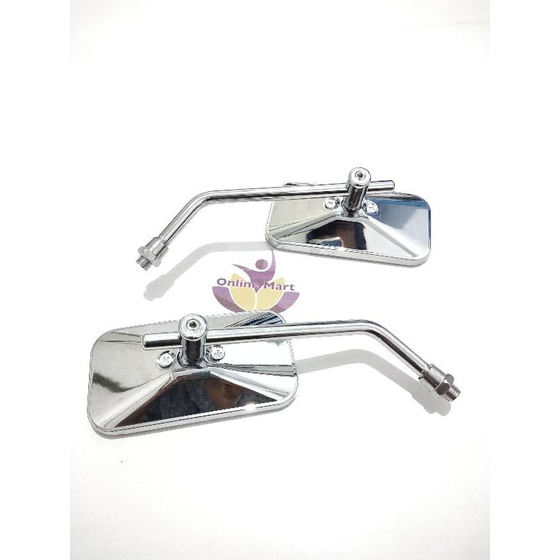 spion Retno kotak crome spion classic universal Honda GL CB Vario Beat Supra Revo dll