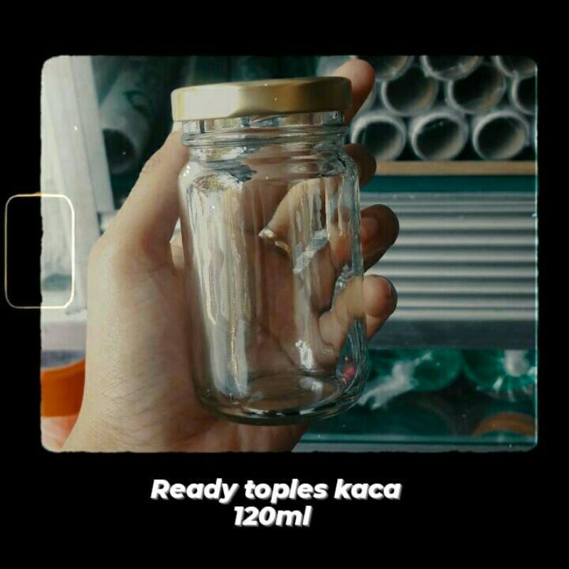 Toples jar kaca 120ml | Toples beling 120 ML/ toples sambal selai bumbu