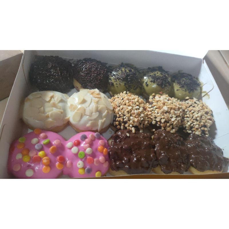 

donat mini glaze isi 15