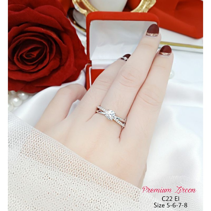 Cincin Xuping Cincin Wanita Fashion C22 EI