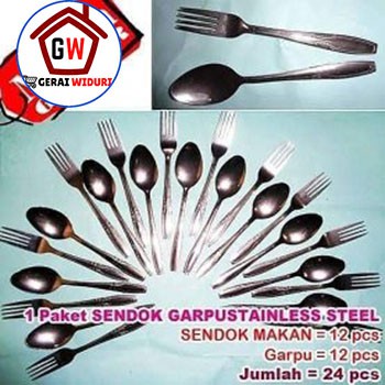 Sendok Makan & Garpu Makan Stainles Tebal/ SENDOK Makan Tebal Polos/ Sendok Makan Stainless