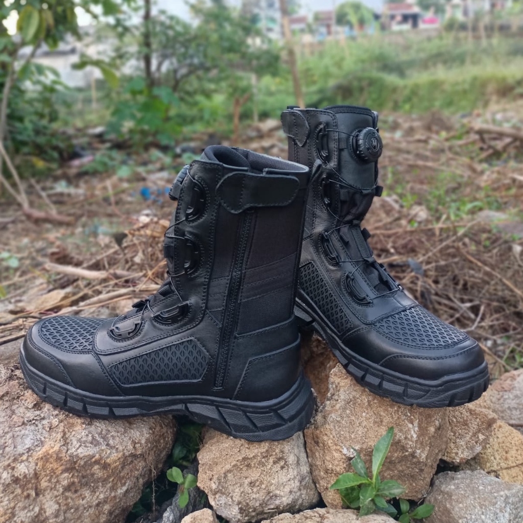 SEPATU PDL TALI PUTAR SARANG TAWON MR MASTER KULIT SAPI ASLI SEPATU PDL DINAS LAPANGAN TNI POLRI