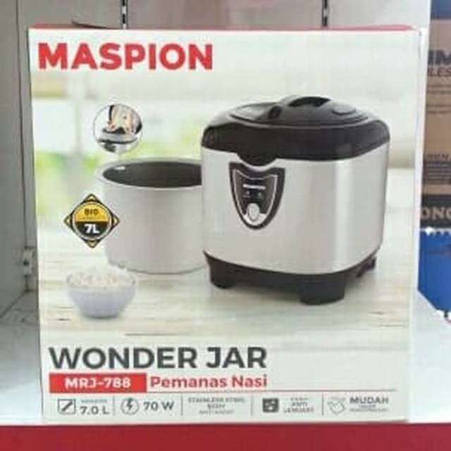 Magic Cooker Rice Cooker Penanak Nasi Maspion MRJ-788 WONDER JAR