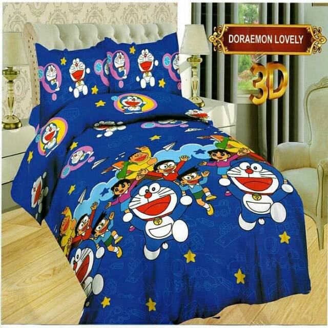 Bedcover Bonita Doraemon Lovely 180x200 Shopee Indonesia