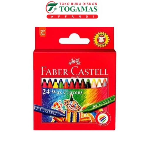 

CRAYON WAX CRAYON REGULAR 75MM 24W FABER CASTEL