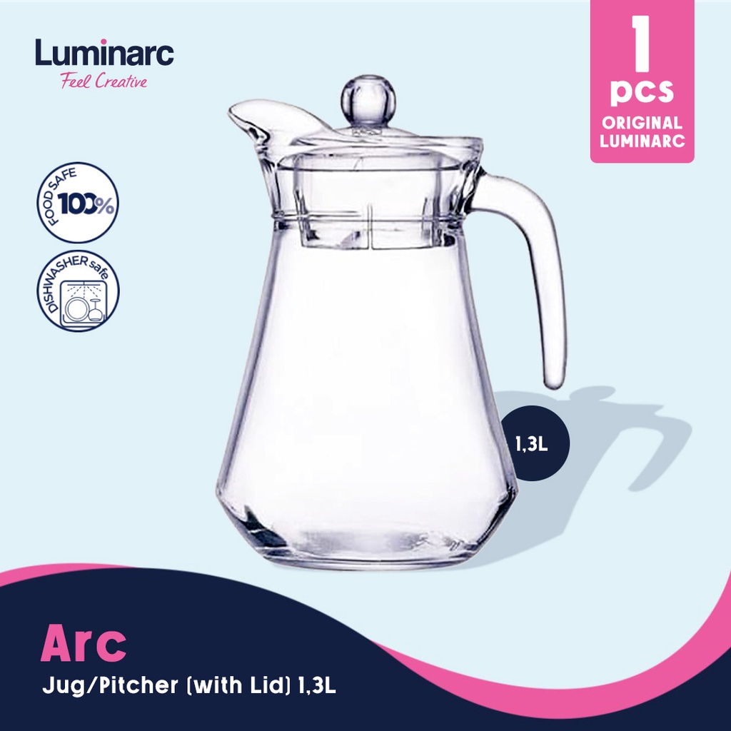 Jual Luminarc Tekojugpitcher Arc 13l 1pcs Shopee Indonesia 8730