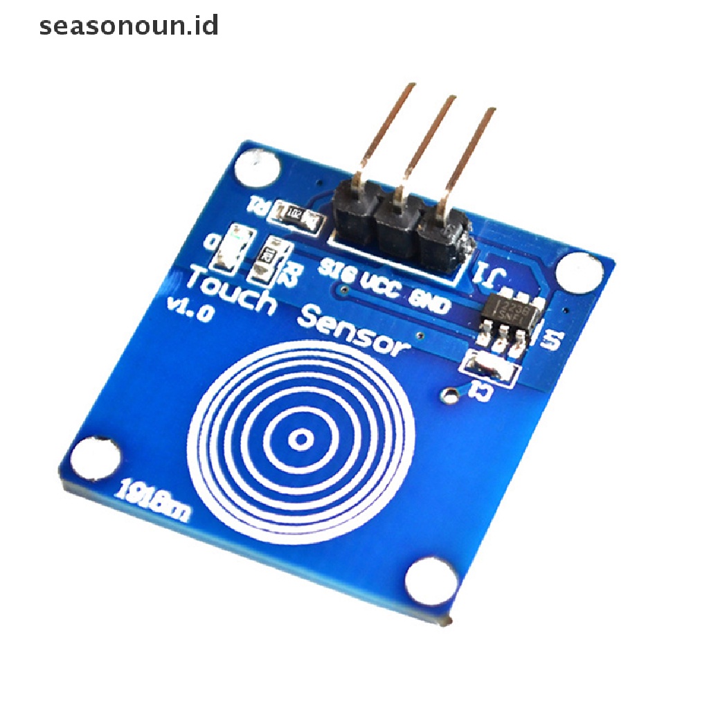 【seasonoun】 5PCS Touch Key Switch Module Self-Locking/No-Locking Capacitive Single Channel .