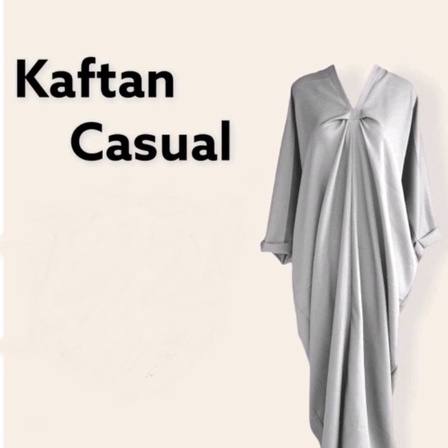 BISA COD KAFTAN MODERN ALMA LENGAN PANJANG POLOS